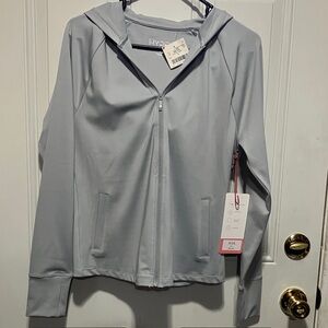 Hype Women's Light Gray Activewear Jacket